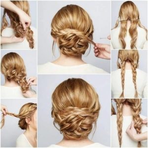 coiffure mariage tresse