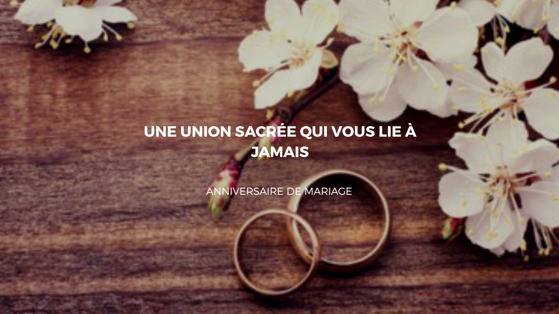 Union mariage