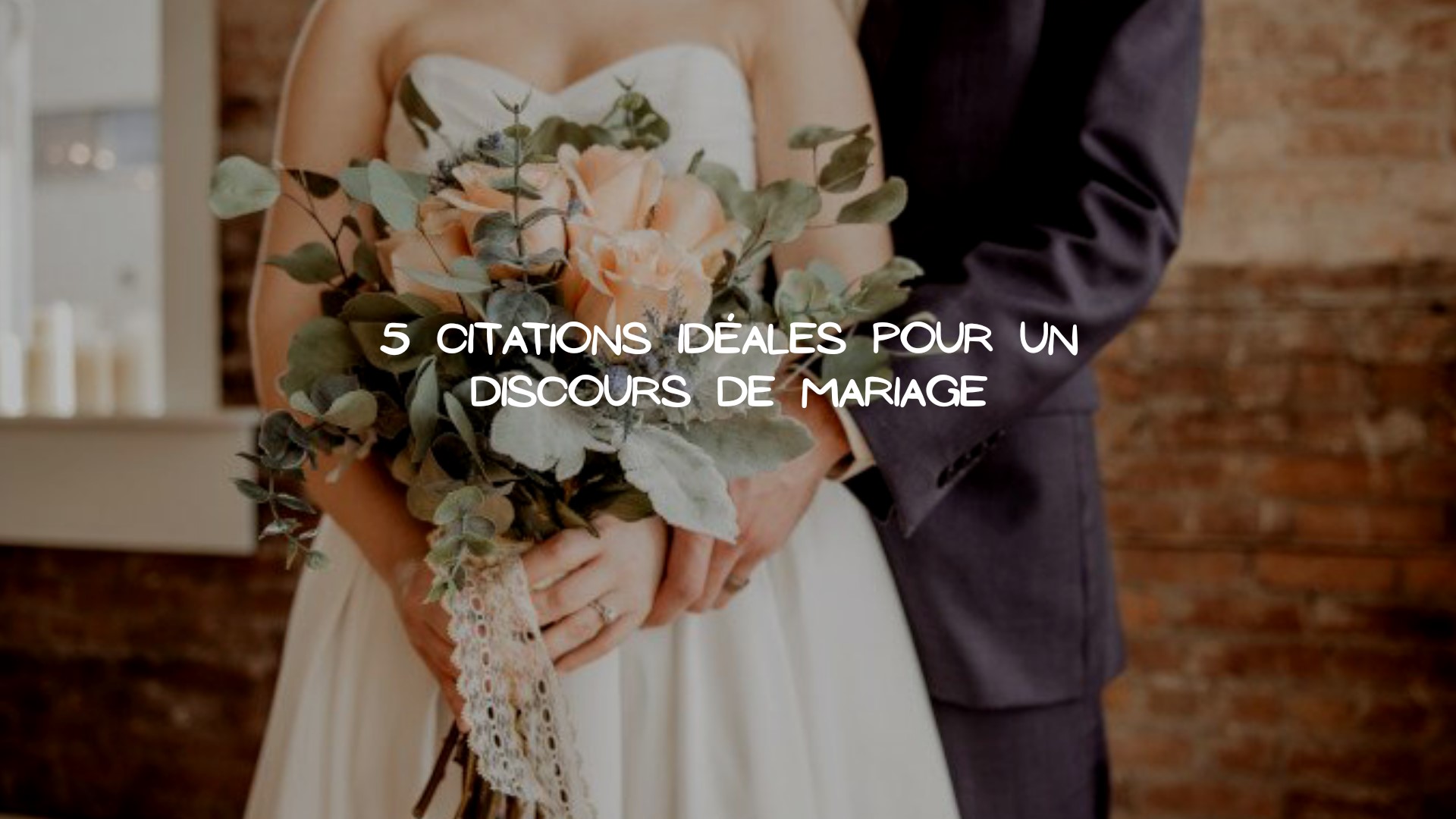 citations discours mariage