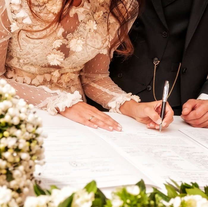 signature acte mariage