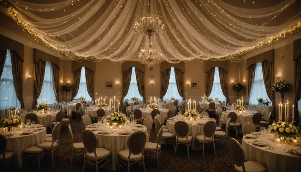 comment décorer salle de mariage