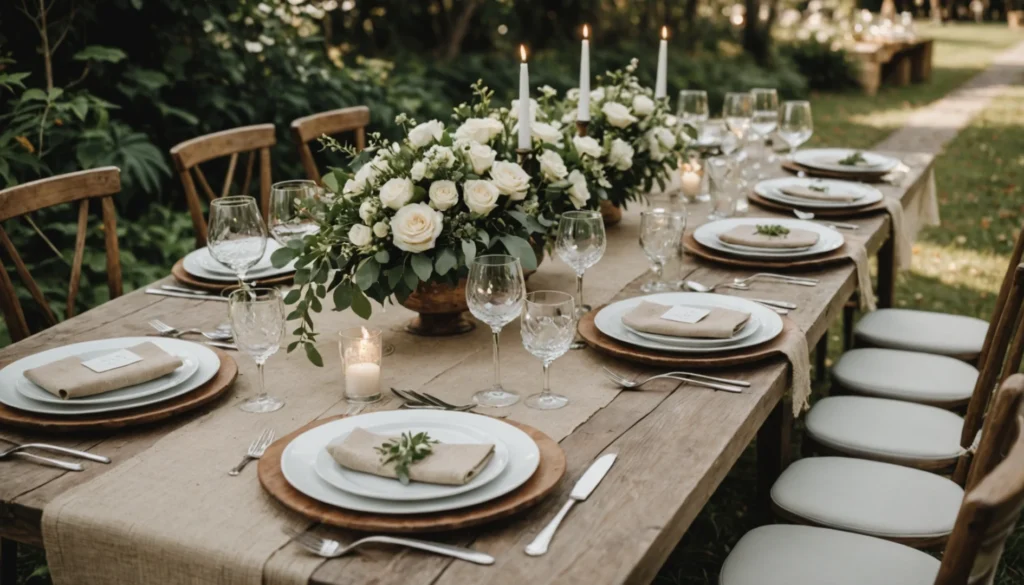 décoration de mariage économique