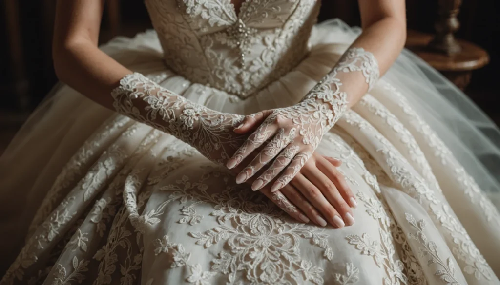 gants de la mariée