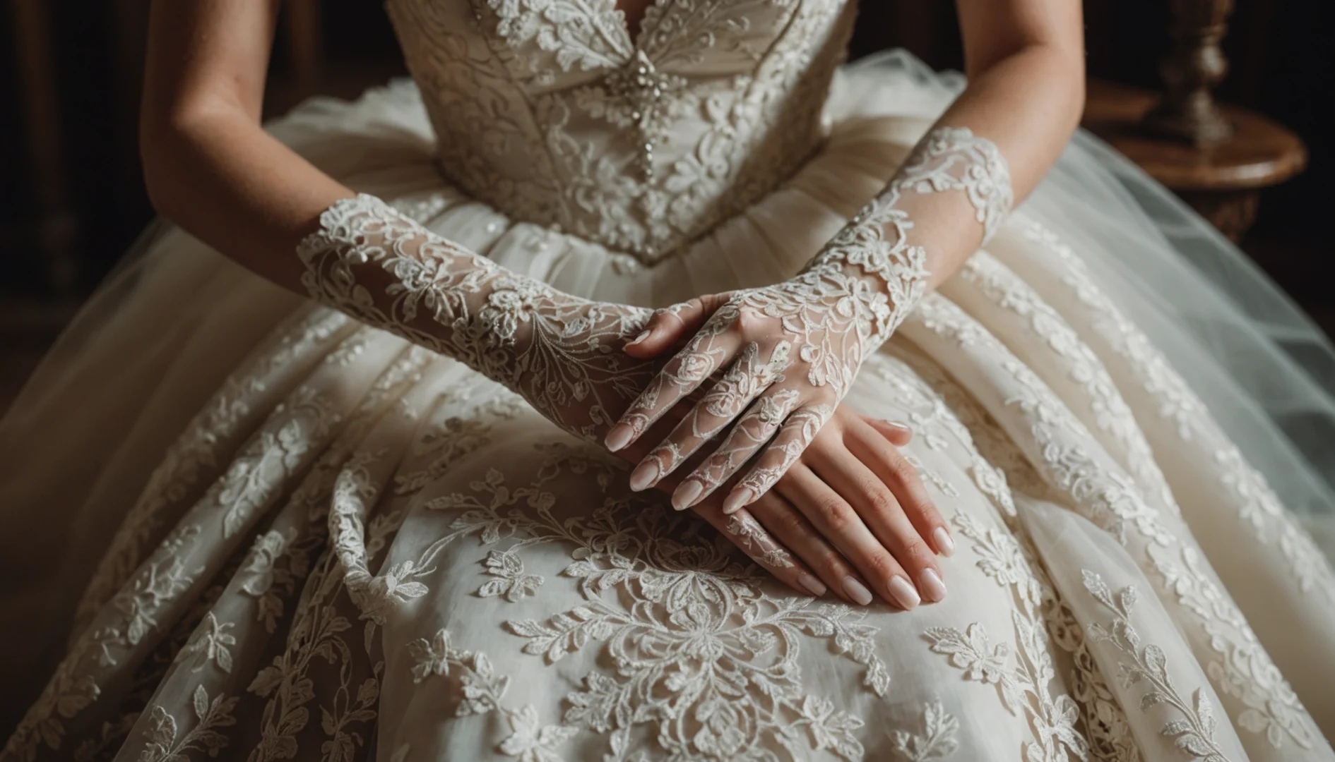 gants de la mariée