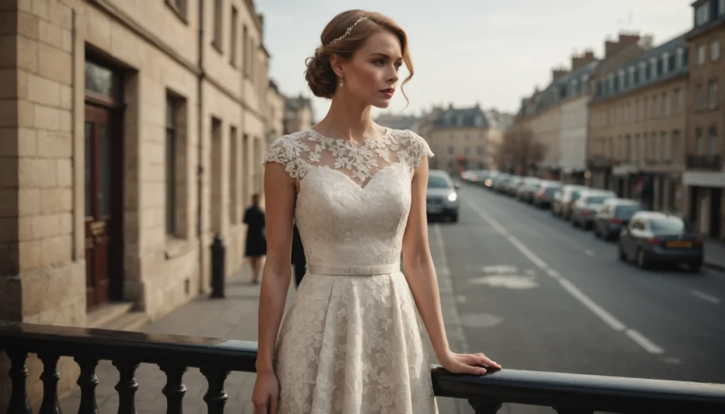 robe cocktail mariage