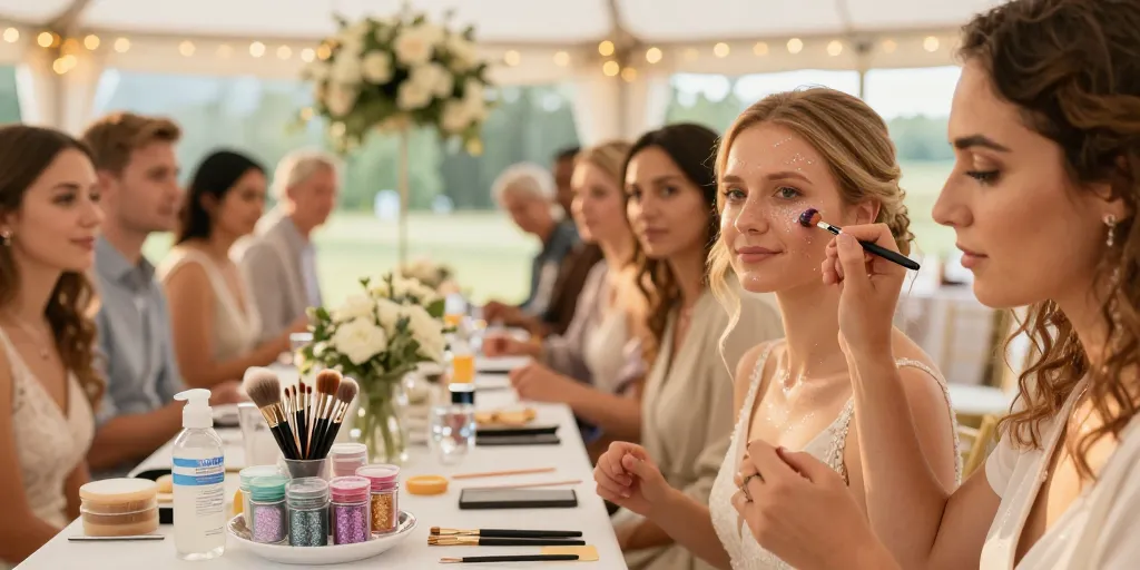 bar a paillettes mariage